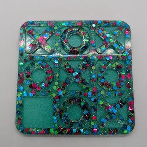Tic-Tac-Toe Chunky Glitter Game Board